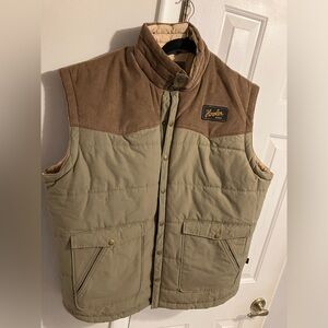 Howler Brothers Two-Tone Brown & Tan Quilted Vest